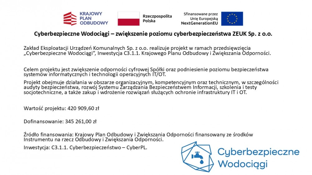 Promocja wodociągi