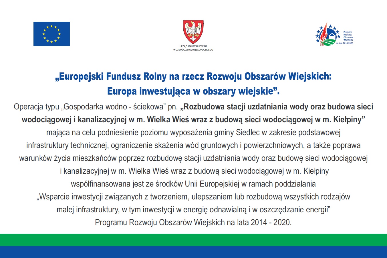 Kolejna inwestycja realizowana ze środków PROW